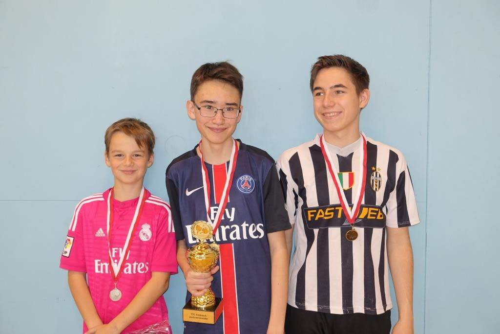 1. Michel, 2. Fabian, 3. Samuel