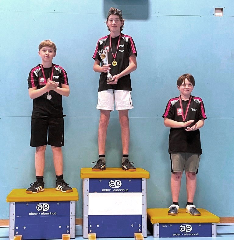 Sigerehrung Nachwuchs