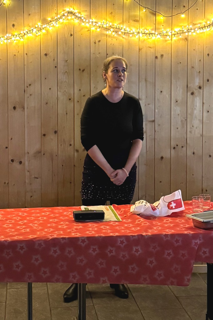 Schöne Gesangsdarbietung